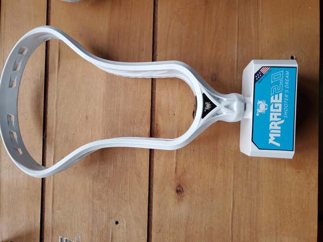 White New Attack & Midfield ECD Unstrung Mirage 2.0 Head