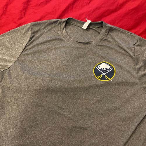 Buffs Sabres Team Issued “Top Shelf” Stanley Cup Gray Adult Medium T-Shirt