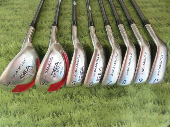 Adams IDEA A2 OS 3,4 5-PW Hybrid/Irons Grafalloy Prolaunch REGULAR