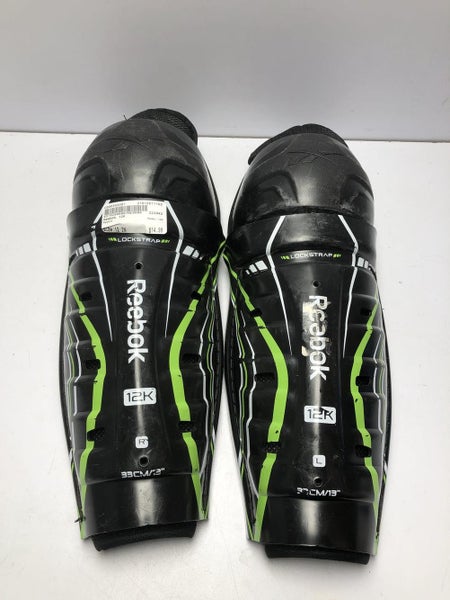 Used Reebok 12k 12" Ice Hockey Shin Guards