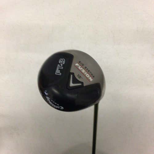 Used Callaway Big Bertha Fusion Ft 3 10.0 Degree Graphite Stiff Golf Drivers