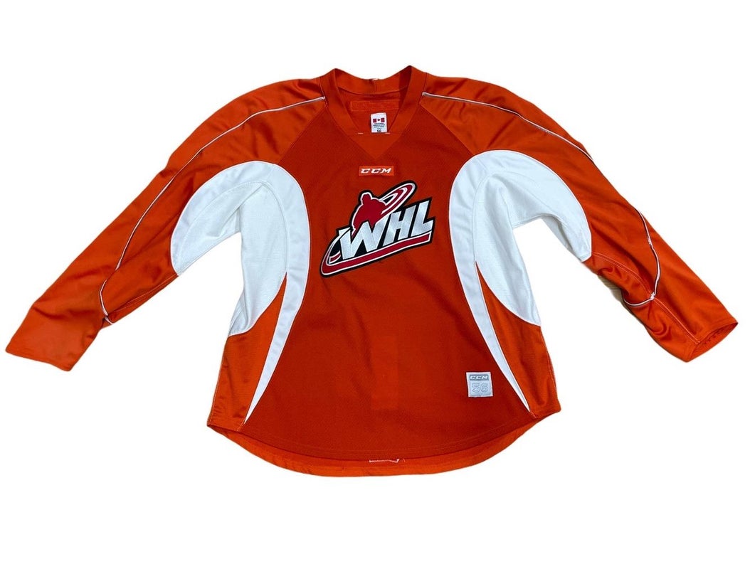 CCM WHL Practice Jersey 56 Pro Stock Orange