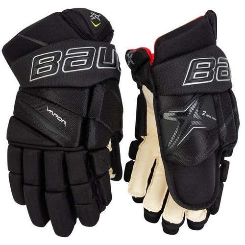 Black Senior Bauer Vapor 2X 13"  Gloves