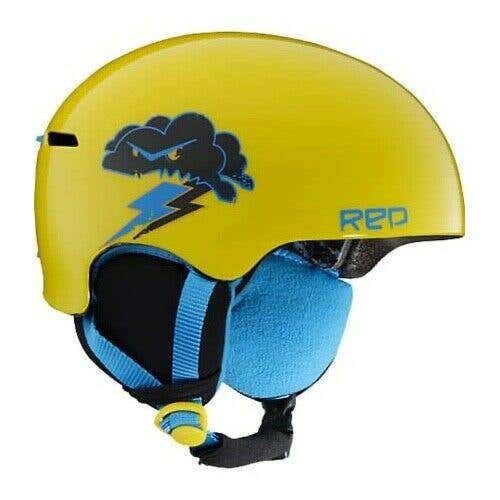 Burton RED Avid Grom Youth Ski Snowboard Helmet Yellow Thor Small (49-51cm) - New!