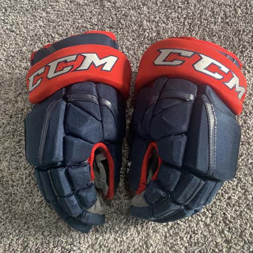 Blue Senior CCM HG12 14" Pro Stock Gloves