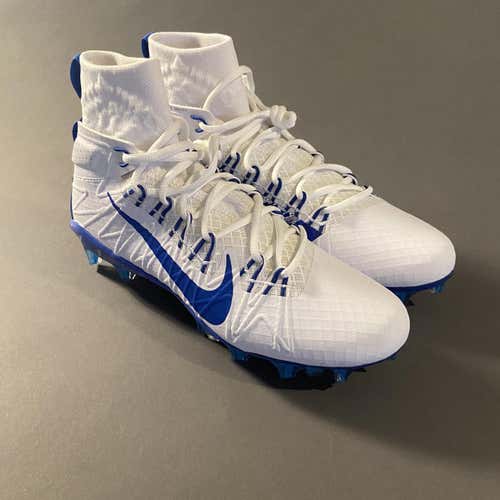 White Men's Molded Huarache 7 Cleats High Top Size 9