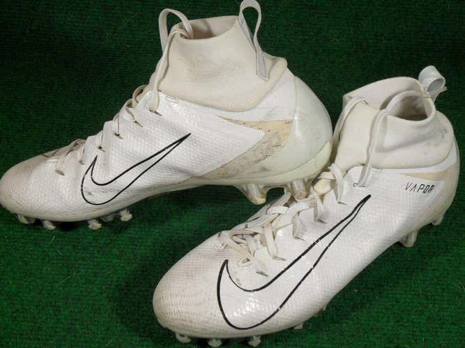 Used Mens Nike Vapor Untouchable Pro 3 TD Football Cleats White Black size 12