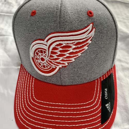 Detroit Red Wings Gray Fleece Feel Hat