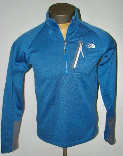 The North Face Men's Canyonland Blue 1/2-Zip Pullover Fleece Sweater Shirt - S