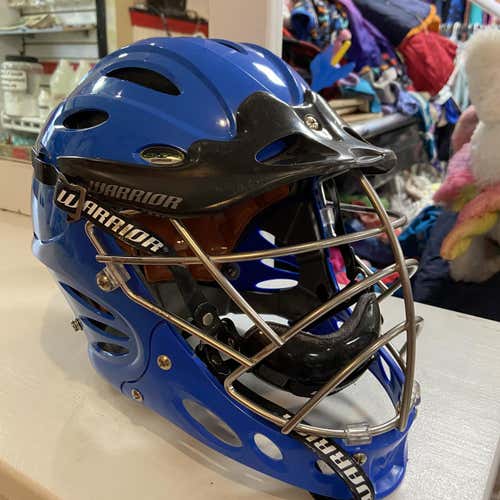 Blue Warrior Lax Helmet