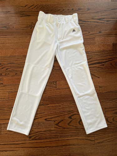Baseball Pants ADIDAS White Youth Large - NWOT