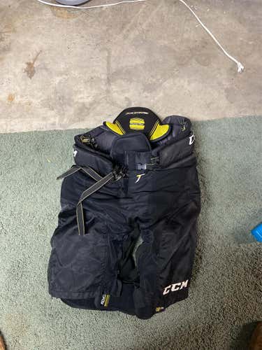 Black Senior Medium CCM Super Tacks  Hockey Pants