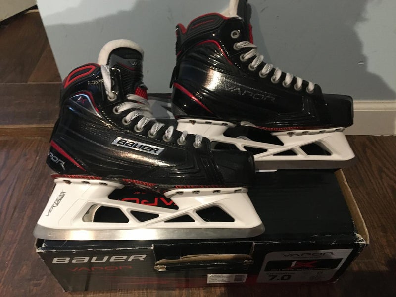New Senior Bauer Vapor 1X Goalie Skates Regular Width Size 7