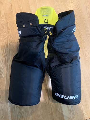 Black Senior  Bauer Supreme S29 Hockey Pants