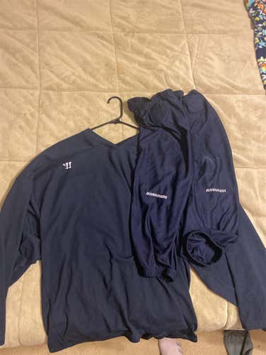 Navy Blue Warrior Practice Set (dri fit socks and jersey)