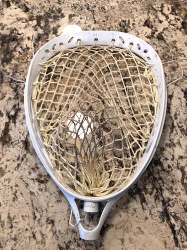 White Used Goalie Strung Eclipse Head