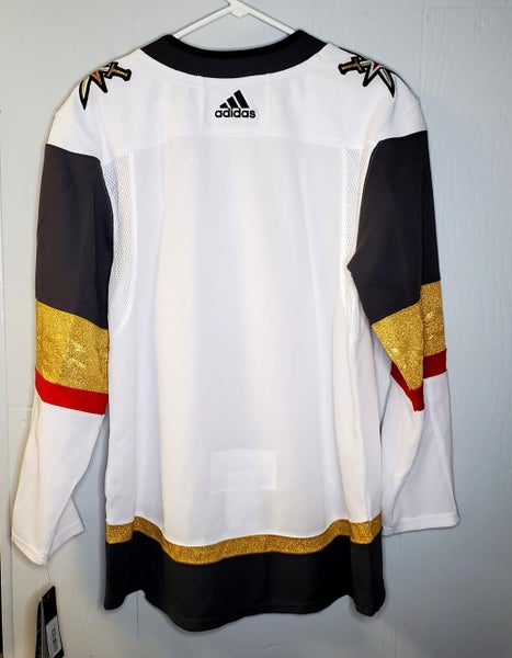 Adidas Men's NHL Las Vegas Golden Knights Authentic White Jersey Size  46 Small