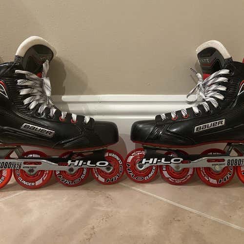 Senior Bauer XR500 Size 8.5 Inline Skates - Used for only one test skate