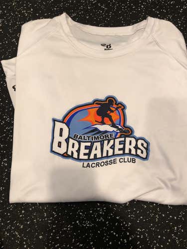 Breakers Lacrosse Xl Long Sleeve Tee (ua Type Material)
