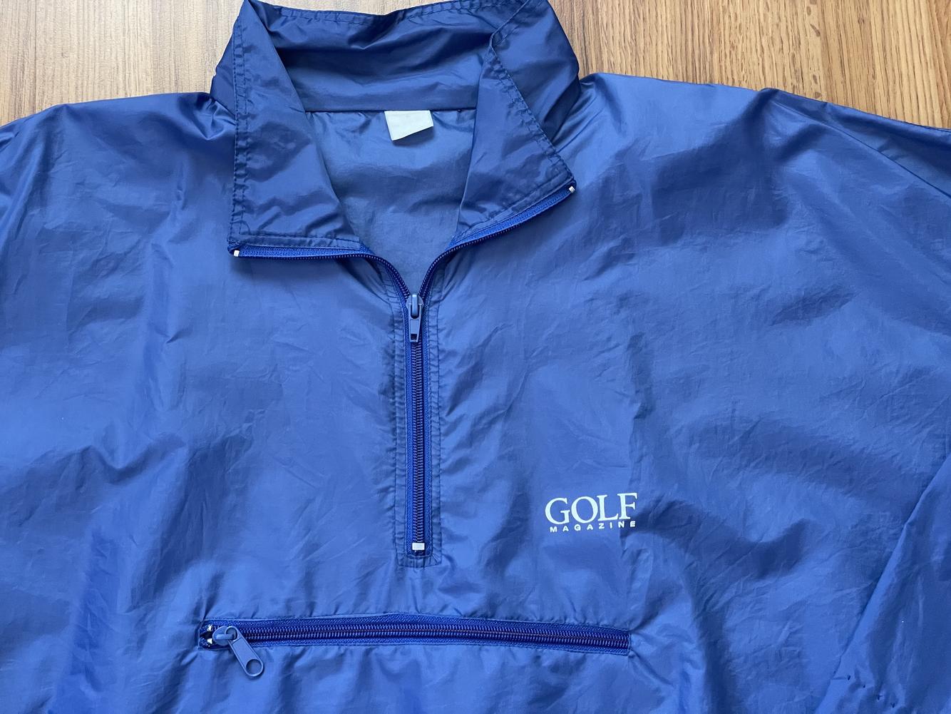 golf pullover rain jacket