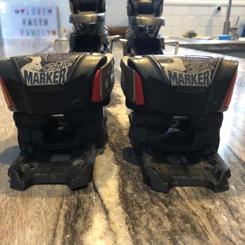 Small Marker Duke Bindings, 120 Brakes , Used