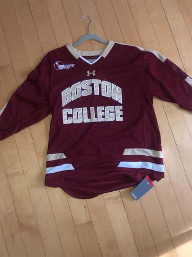 Boston College Hockey Jersey Youth Large