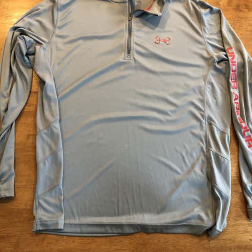 Under Armour Heat Gear 1/4 Zip Grey 2xl