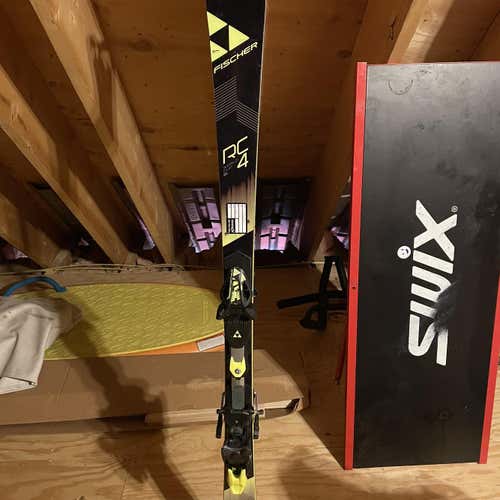 Used  Racing RC4 World Cup SL With Bindings Max Din 10 Skis