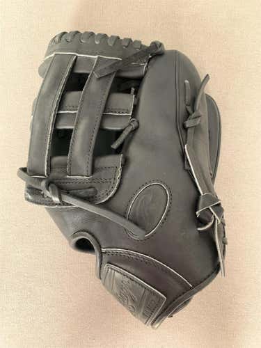 Black High School/College Outfield Heart of the Hide 12.25" Baseball Glove