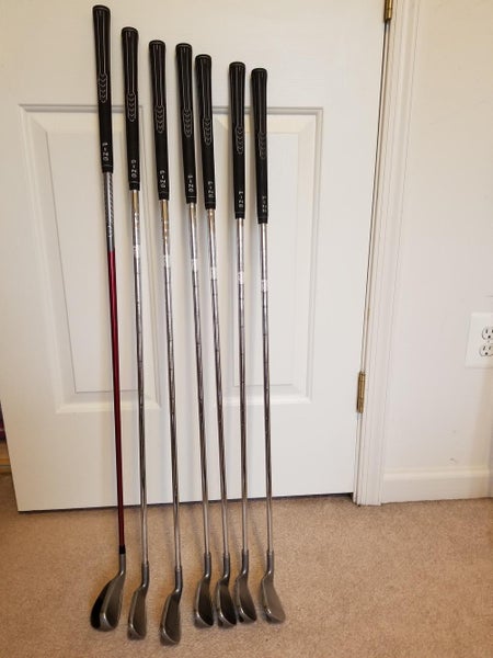 Used Ping G15 irons with G15 4 hybrid. Steel shaft in the irons.. graphite in the hybrid