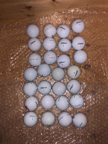 Used Titleist Assorted 36 Pack Golf Balls