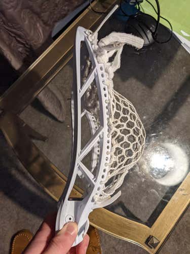 White Used Signature Strung Contract Offense Head