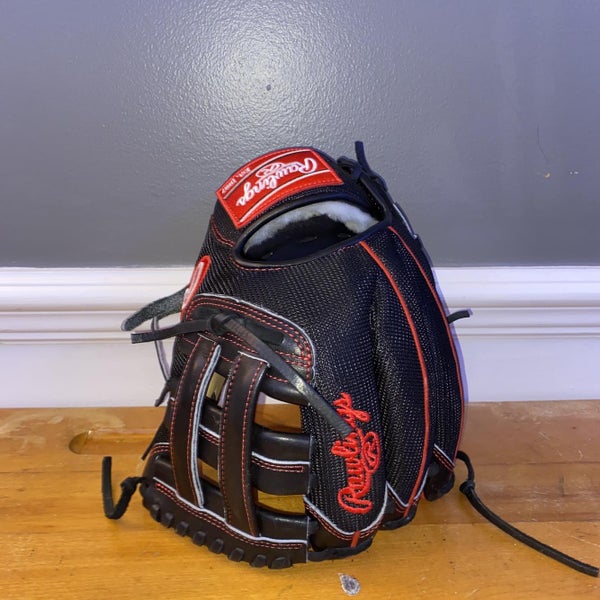 Black High School/College Infield Pro Preferred 11.75" Baseball Glove