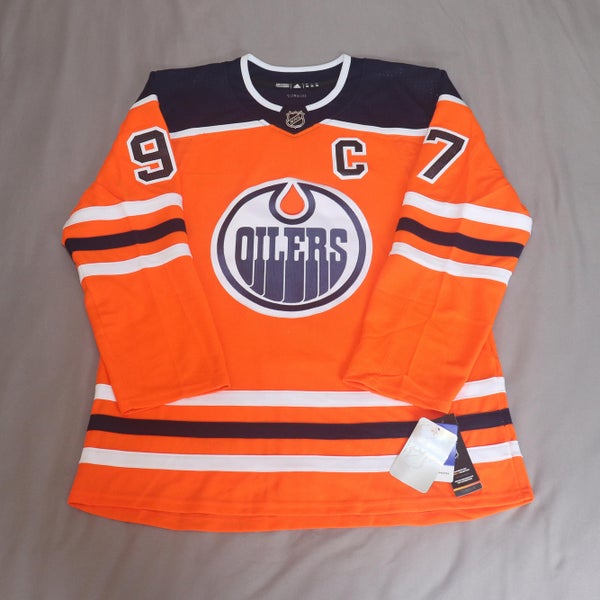 CONNOR MCDAVID EDMONTON OILERS ADIDAS ADIZERO PRIMEGREEN NAVY