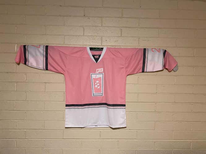 Pink Whitney Custom Hockey Jersey #27 Sz XL