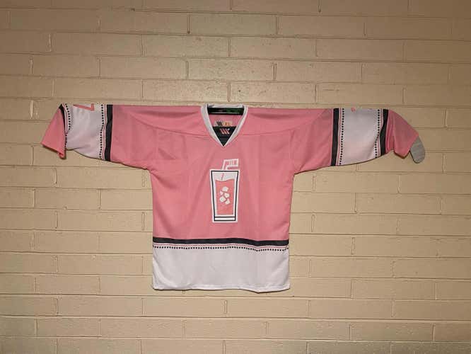 Pink Whitney Custom Hockey Jersey #7 Sz XL