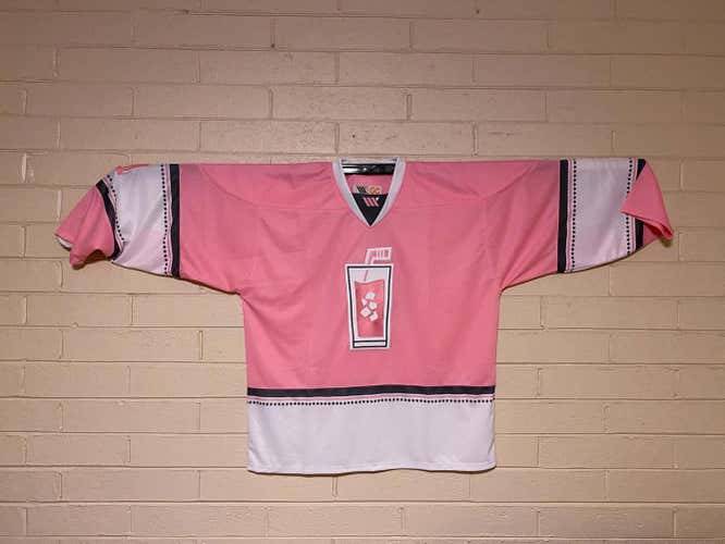 Pink Whitney Custom Hockey Jersey #1 GOALIE CUT