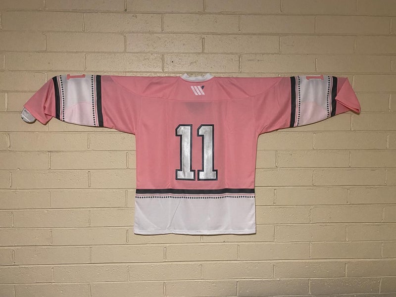 Custom pink cheap hockey jerseys