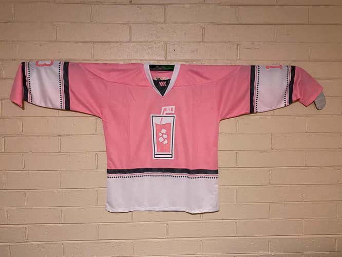 Pink Whitney Custom Hockey Jersey #13 Sz Large