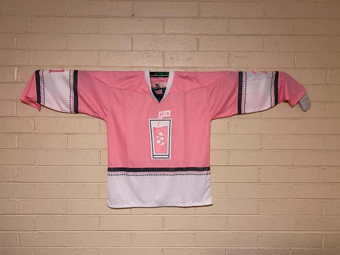 Pink Whitney Custom Hockey Jersey #21 Sz Large