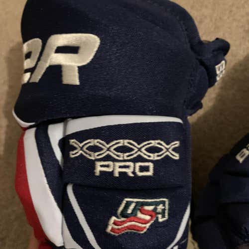 NEW Bauer Vapor XXXX Pro 13" Team USA Gloves