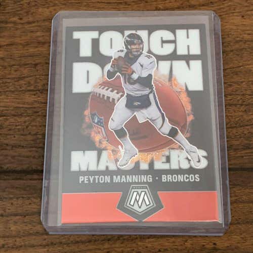 Peyton Manning Denver Broncos Mosaic Touch Down Masters Insert Card #TM10