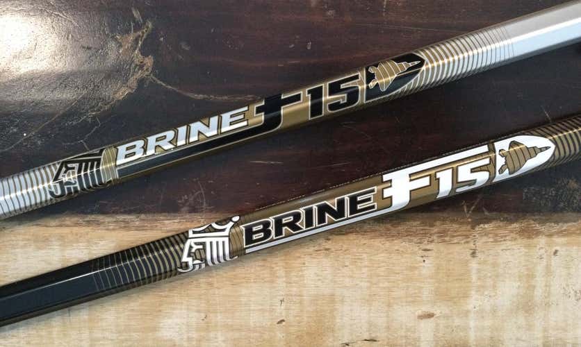 * 2 Handle Bundle * New Brine F15 Shaft 30" Attack "Gold"