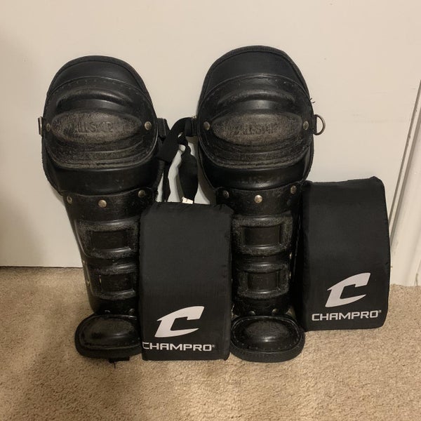 Black Youth All Star Catcher's Leg Guard