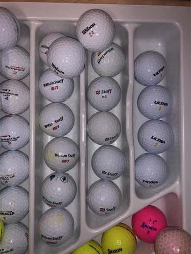 36 Used Like New Wilson Staff Golf Balls