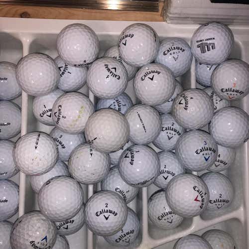 50 Used Callaway Assorted Golf Balls
