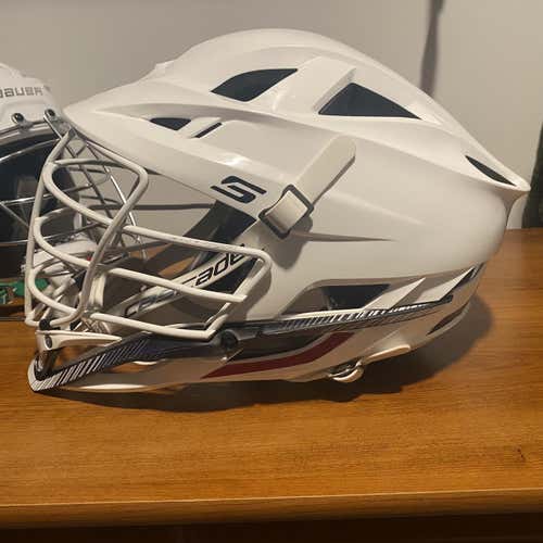 White Adult Cascade S Helmet
