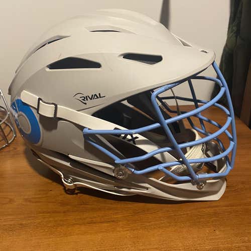 Gray Used STX Rival Helmet
