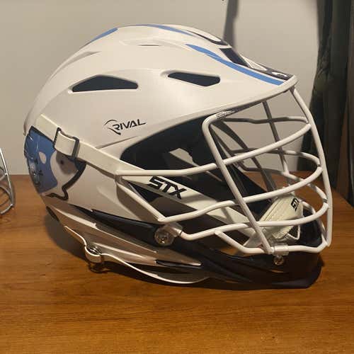 White New STX Rival Helmet