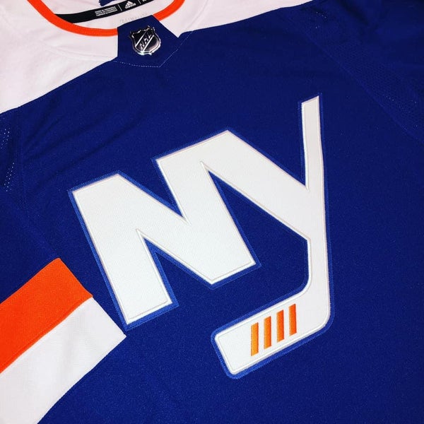 Men's adidas Blue New York Islanders Alternate Authentic Blank Jersey